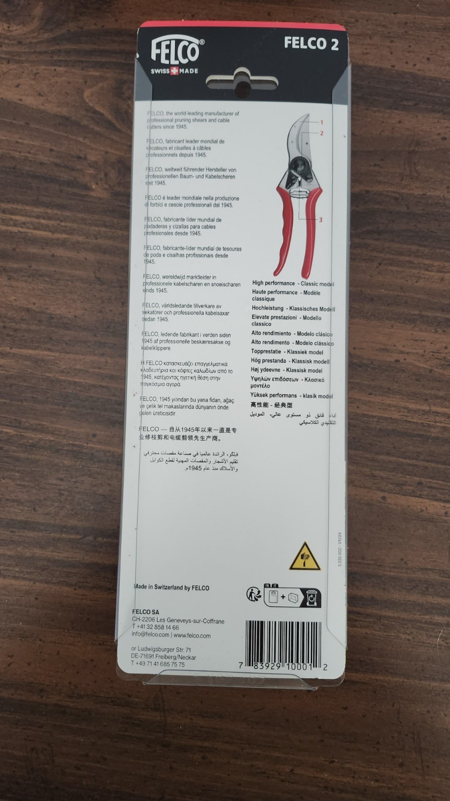 Felco 2 Classic High Performance Pruning Shears Swiss Made Hand Pruner Shear New gallery