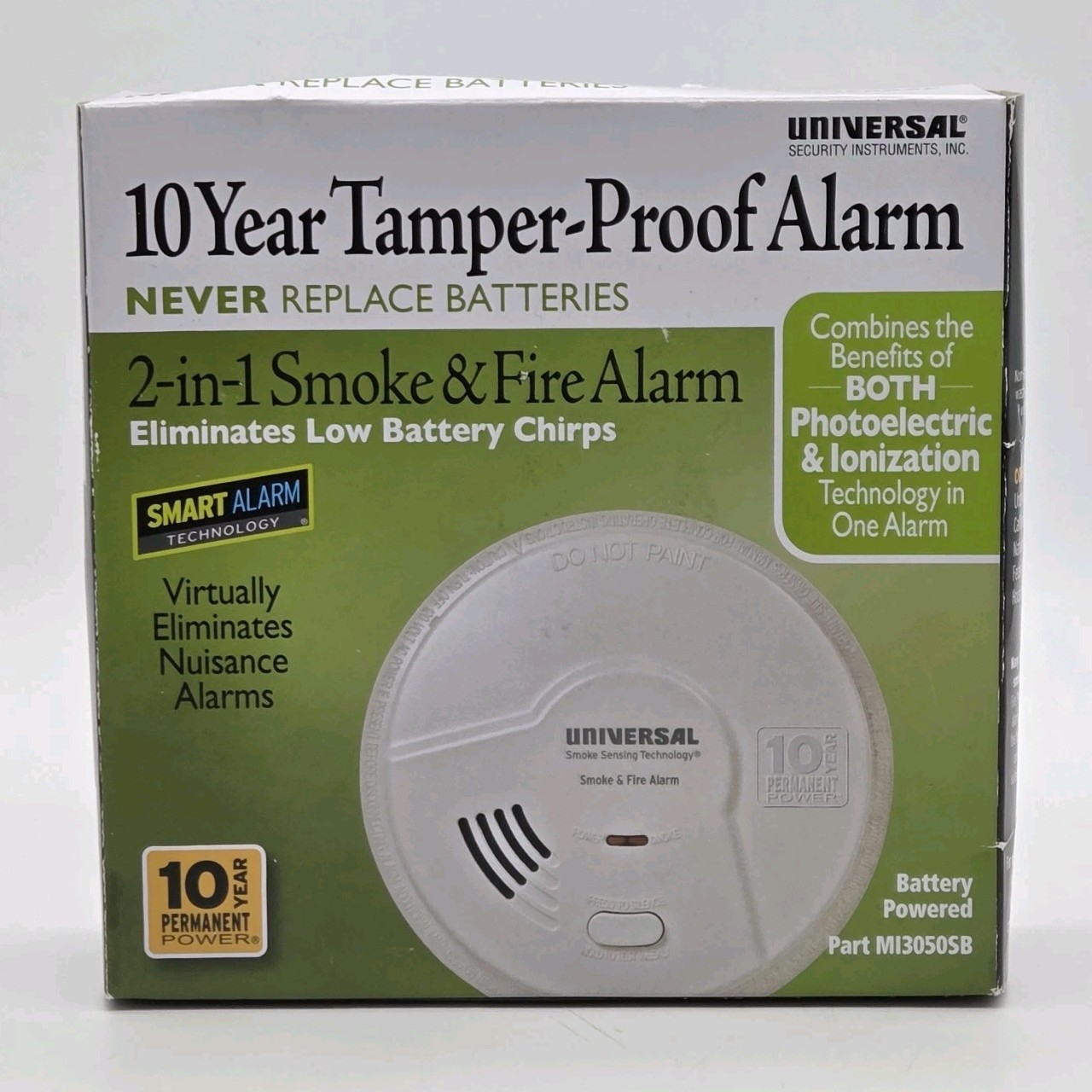 Universal Tamper Proof 2 in 1 Smoke & Fire Alarm Photoelectric & Ionization Tech gallery