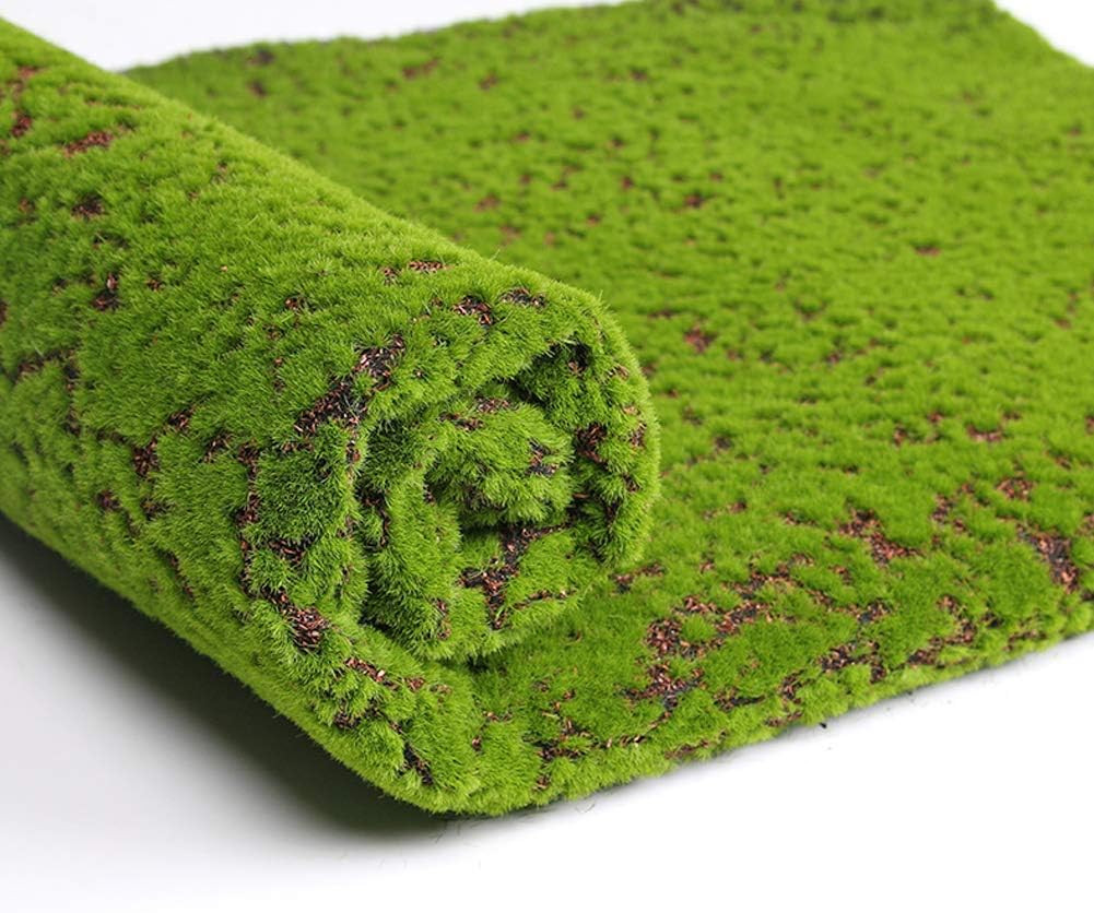 Artificial Moss Grass Turf Lawn,39Inch DIY Artificial Grass Rug for Wedding Home gallery