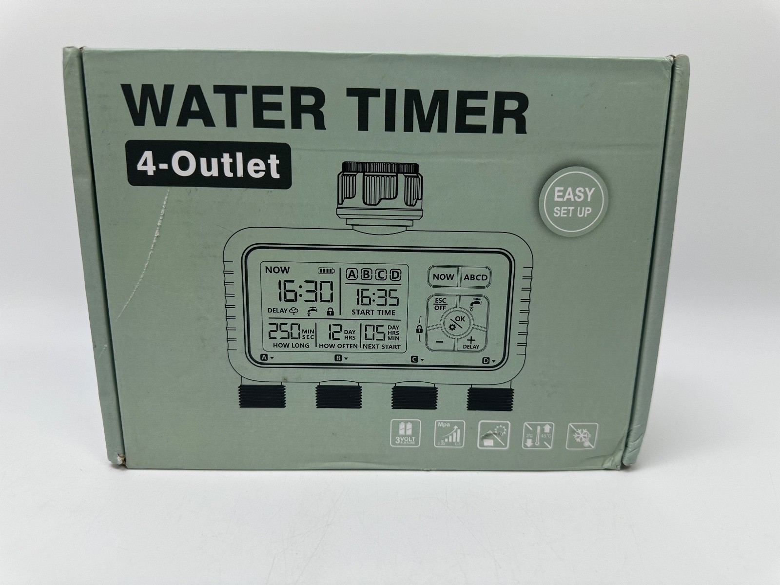 Smart Sprinkler Timer Programmable Water Timer for Garden Irrigation Auto 4 Zone gallery