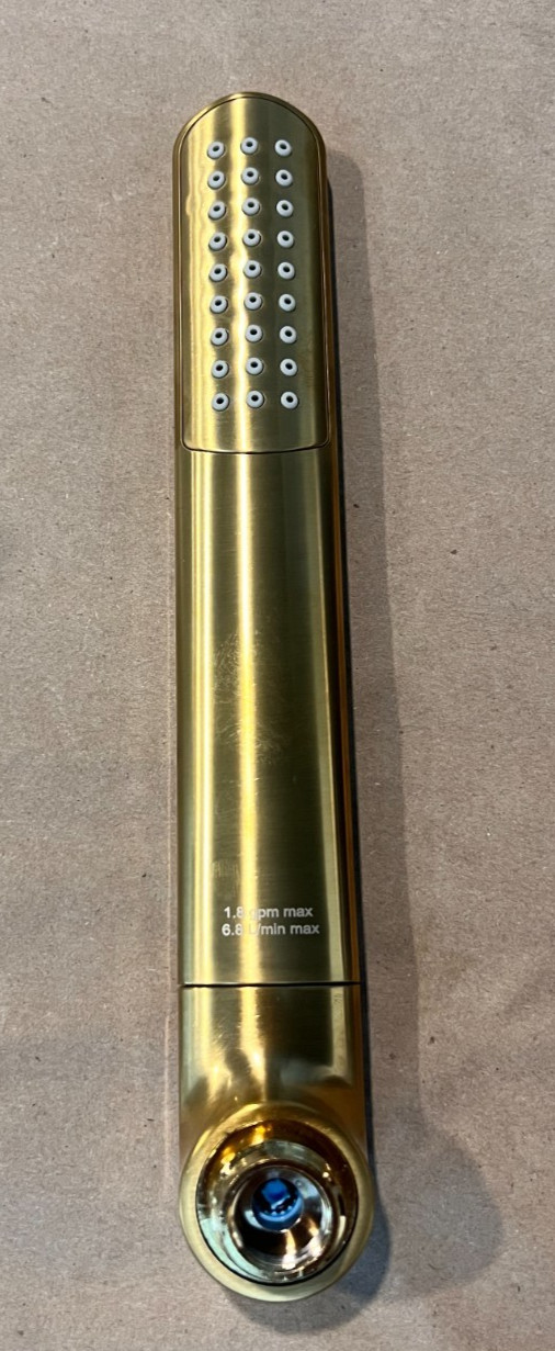 Riobel 4390BG 1 1/2 Inch 2 GPM One Function Hand Shower BRUSHED GOLD New! gallery