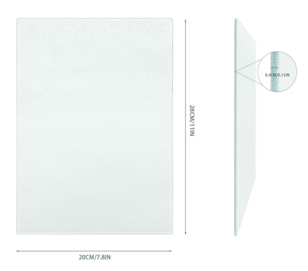 Custom Vintage Inspired Tempered Glass Cutting Board – Heartland Kitchen Decor gallery