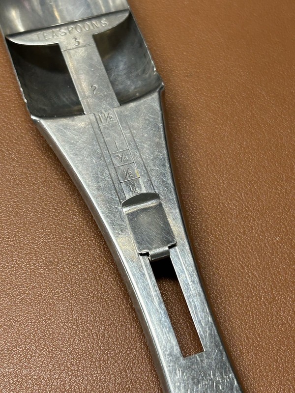 Vintage Bonny Adjustable Measuring Spoon 1 Tbsp 3 Tsp Stainless USA gallery