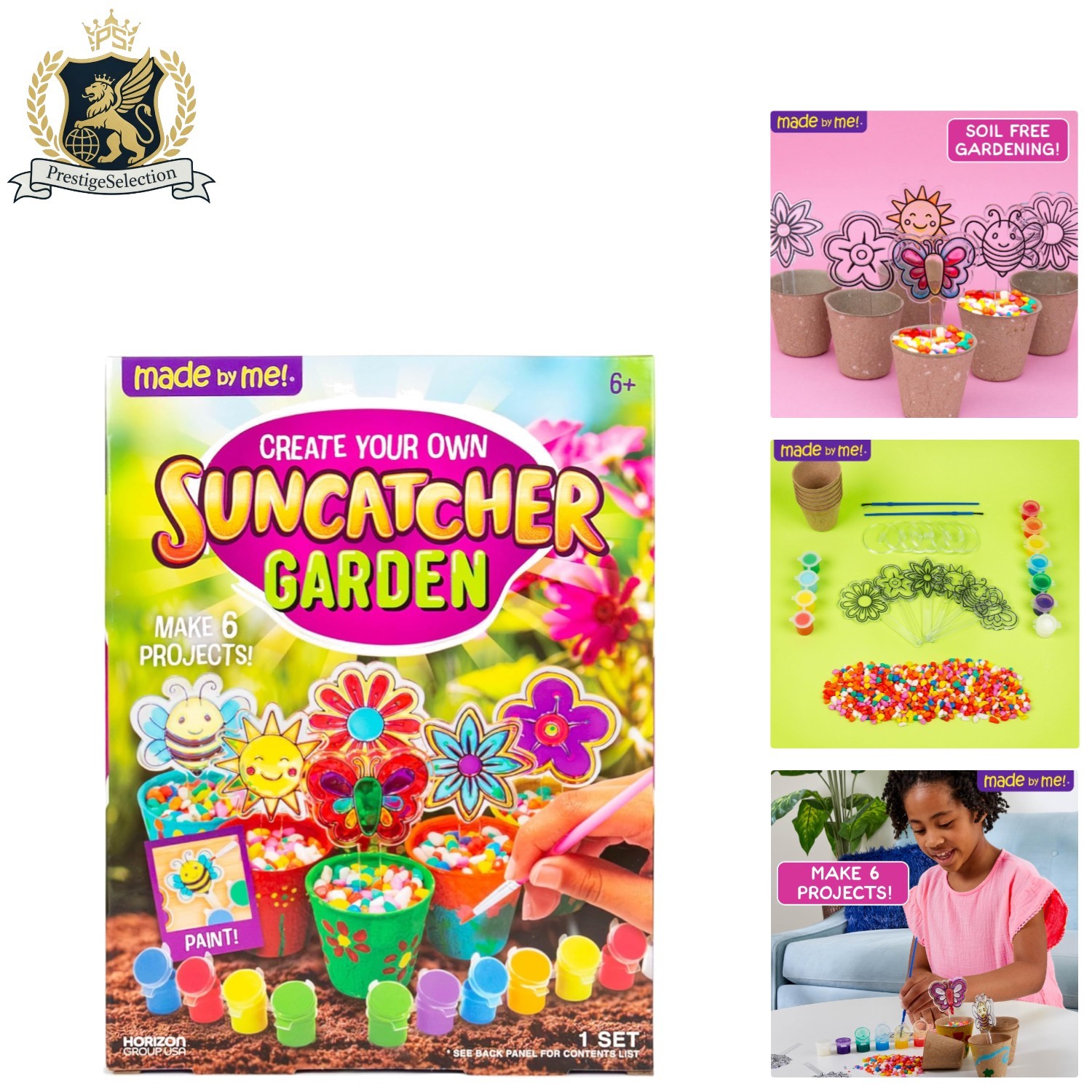 Create Your Own Suncatcher Garden Kit - Arts & Crafts Fun for All Ages gallery