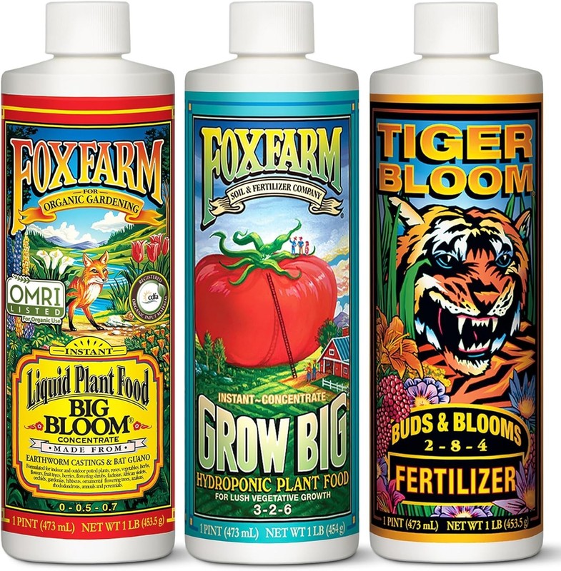 Maximize Yields with Liquid Nutrient Trio: Big Bloom, Grow & Tiger Bloom - 48oz gallery