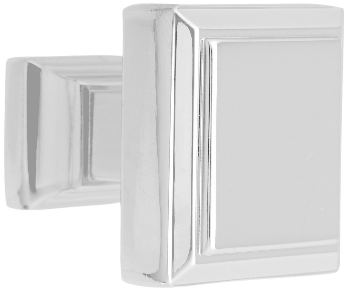 Emtek 86295 US26 - 1-1/4" Geometric Square Cabinet Knob in Polished Chrome gallery