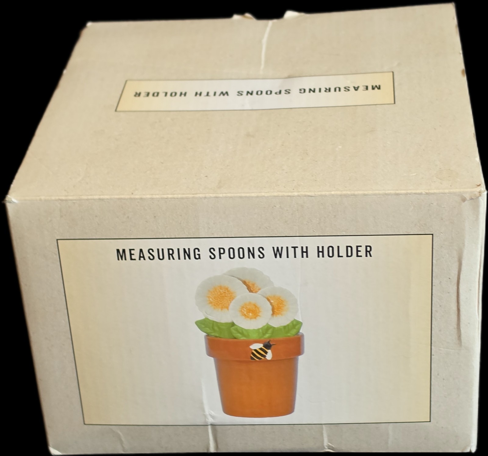 Cracker Barrel * Ceramic * Measuring Cup Set * Flower Measuring Cup Set * New * gallery