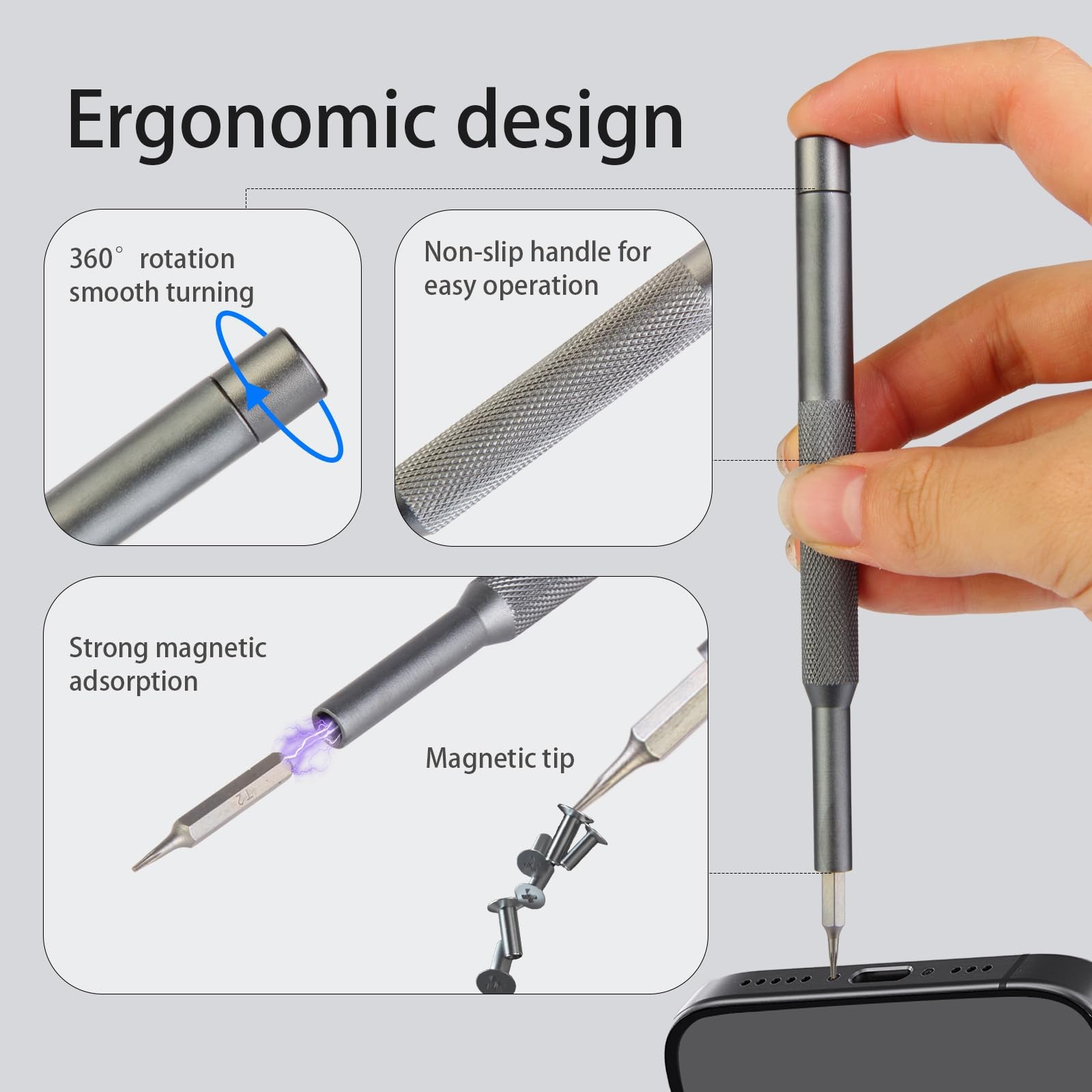 27 in 1 Precision Screwdriver Set for Electronics Eye Glass Repairing Kit Rin... gallery