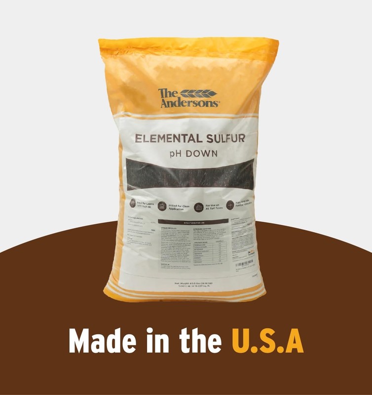 Elemental Sulfur pH Down - 40 lbs for Soil Acidification, Covers 13,300 sqft gallery