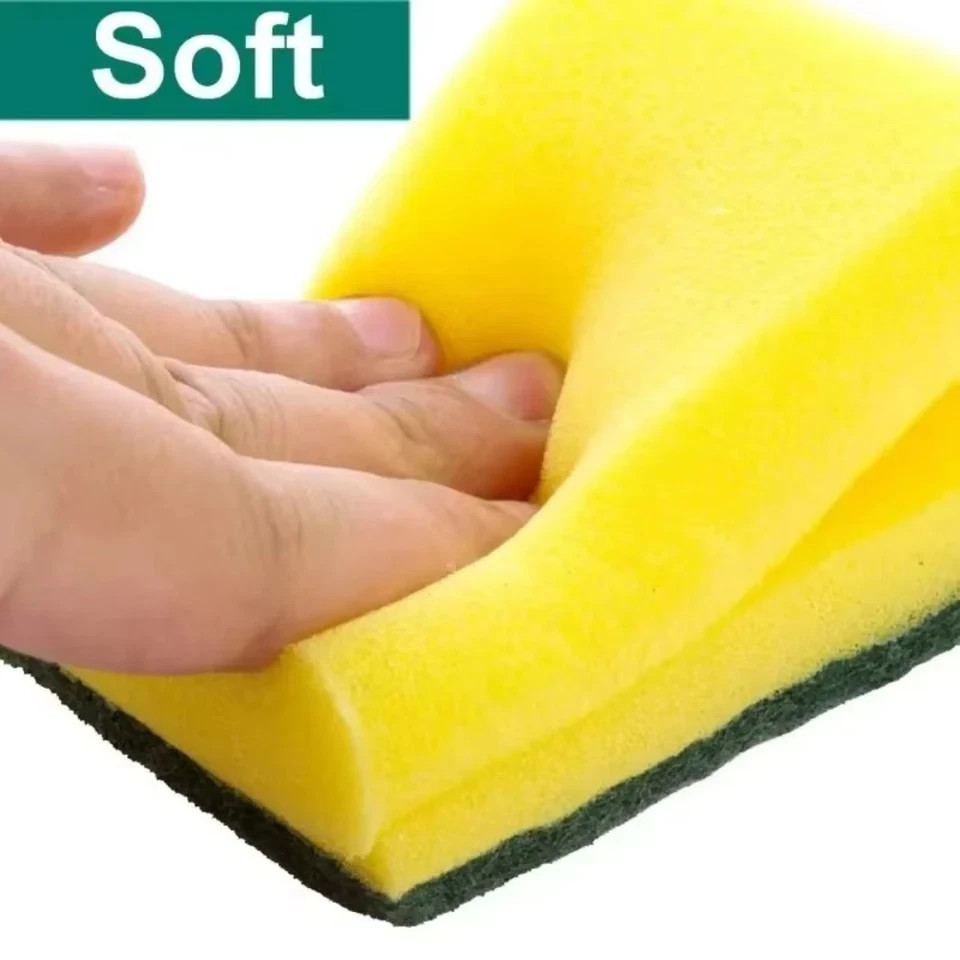 10/50 Pack Kitchen Cleaning Sponges Scourers Washing Up Non-Scratch for Dish Pad gallery