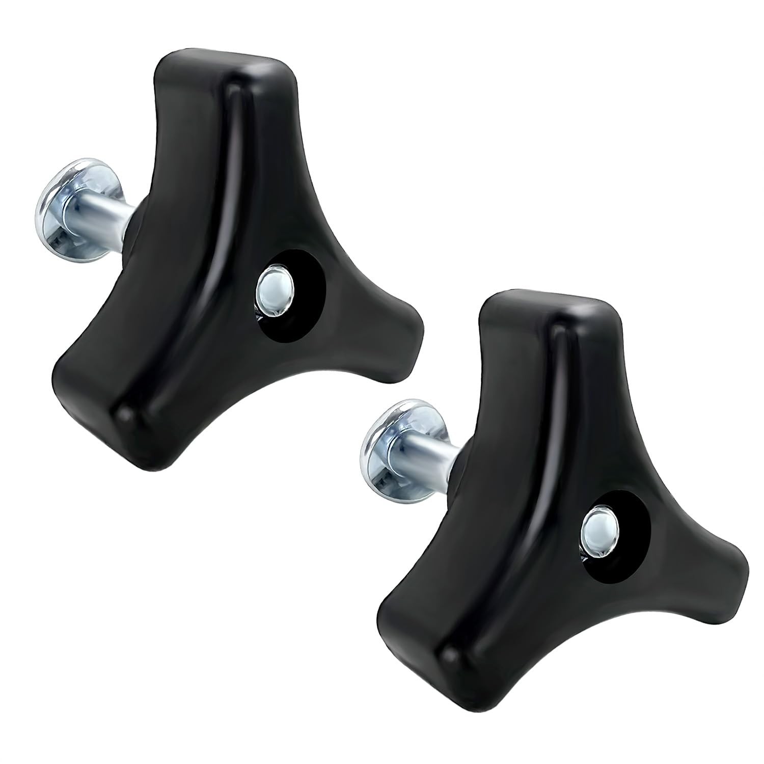 2 Sets Lawn Mower Handle Bolts, Triangle Screw Replacement for Black gallery