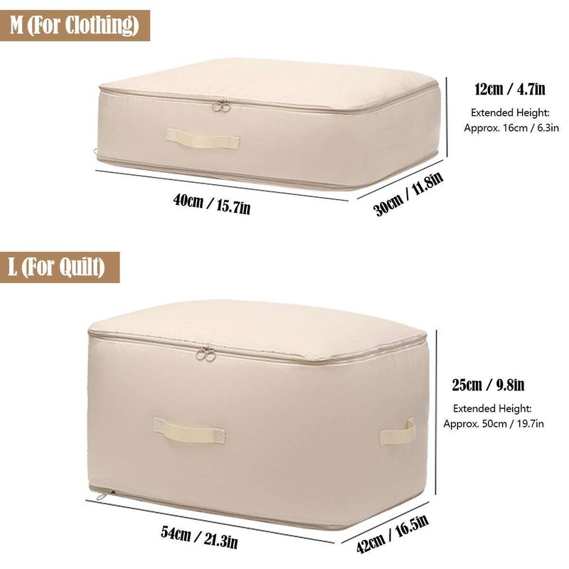 Space Saving Self Compression Organizer Waterproof Dustproof Zipper Storage Bags gallery