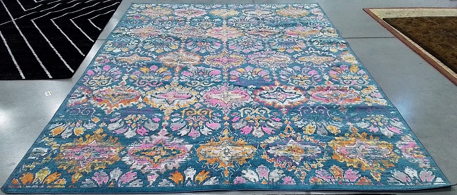 BLUE / ORANGE 9'-0" x 12'-0" Back Stain Rug, Reduced Price 1172801202 MAD144A-9 gallery