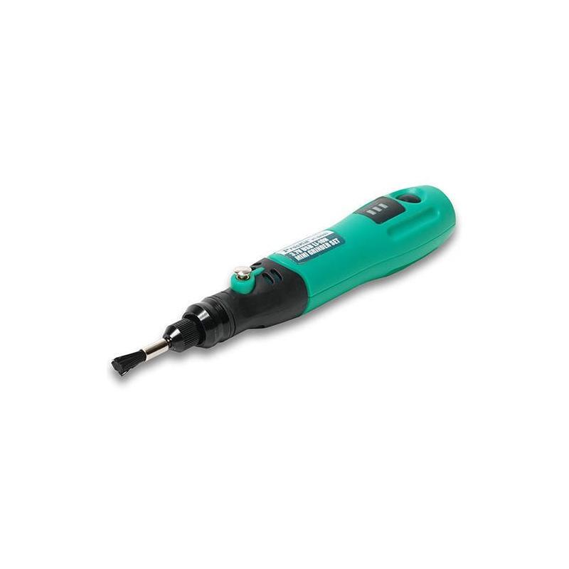 Pro'sKit PT-5205U Mini Grinder Set, 3.7V, Cordless, USB Charger, Li-Ion gallery