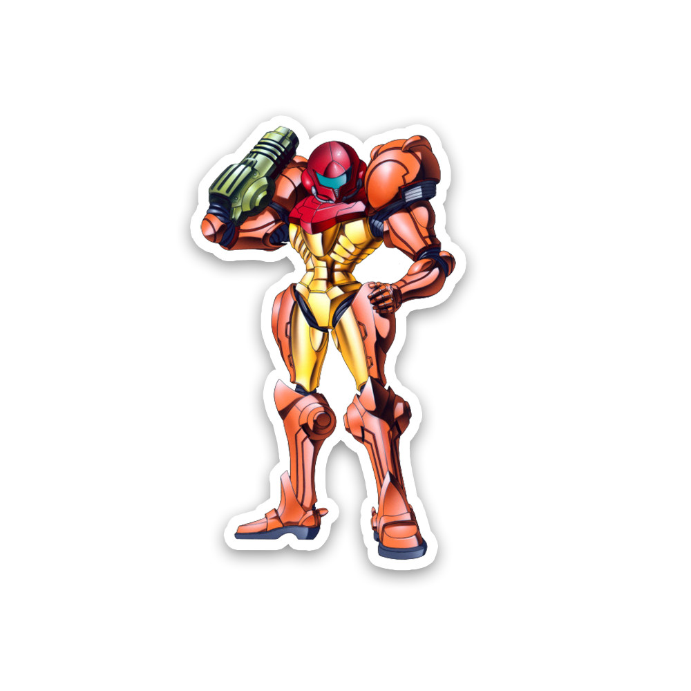 Super Metroid Sticker 4 Inch Vinyl Decal Retro Vintage Console Gaming Video Game gallery