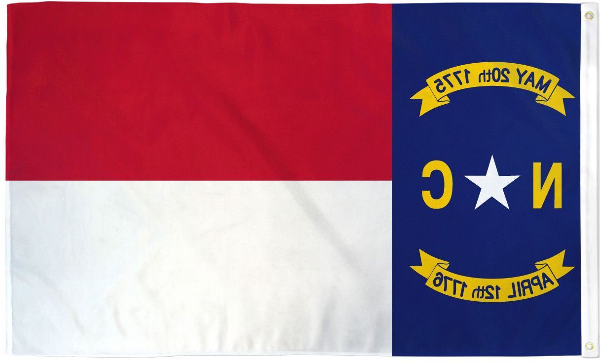 "NORTH CAROLINA" flag 2x3 ft polyester banner sign NC state gallery