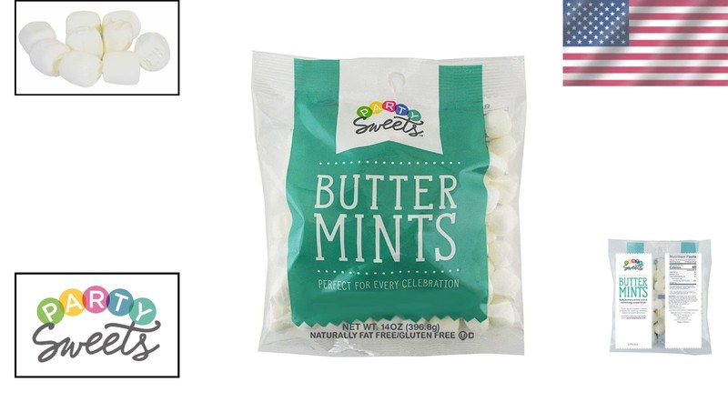 100 Count Soft White Buttermints, 14 Ounce Bag - Sweet, Gluten-Free Candy Treats gallery
