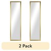 Full Length Rectangular White Mirror 49 Inch Slim Frame Home Decor Wall Hanging gallery