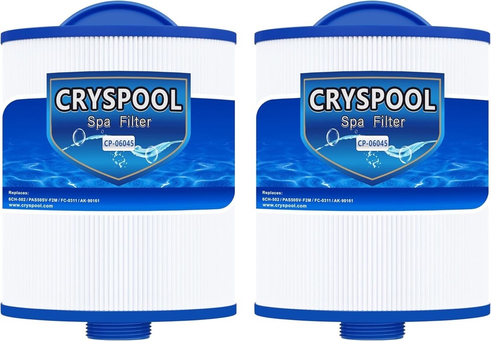 2 pack Cryspool® 06045 Filter Compatible w/Artesian Spas, Tidal Fit Swim 6CH-502
