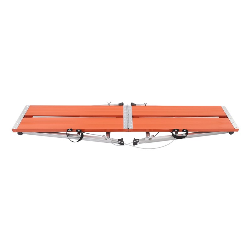 Work Platform Adjustable Height Portable Folding Scaffolding Platform 330lb Load gallery
