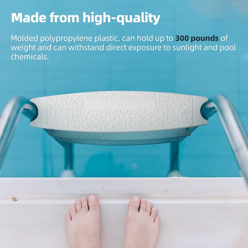 3-Pack Universal Pool Ladder Replacement Steps for Inground & Above Ground Pools gallery