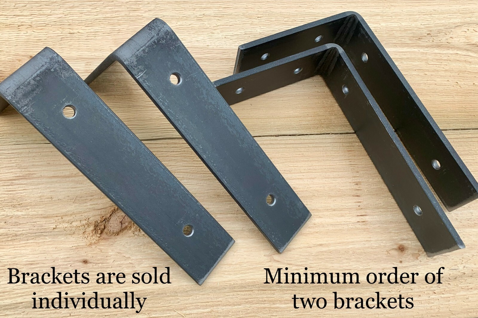 Heavy Duty Metal Shelf Brackets - L Shaped gallery