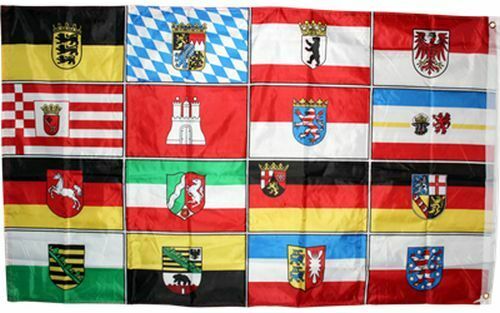 16 German States Flag 3x5 ft Double Sided Germany Bavaria Berlin Saxony etc gallery
