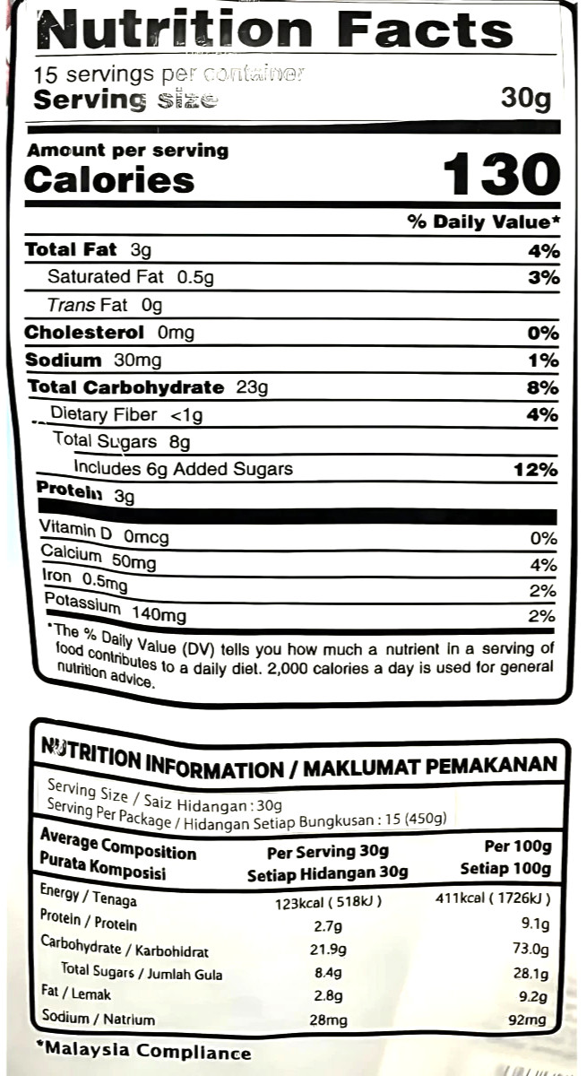 Gold Choice Instant Coarse Rice with Lecithin 20 Sachets x 30g~06/10/2027 gallery
