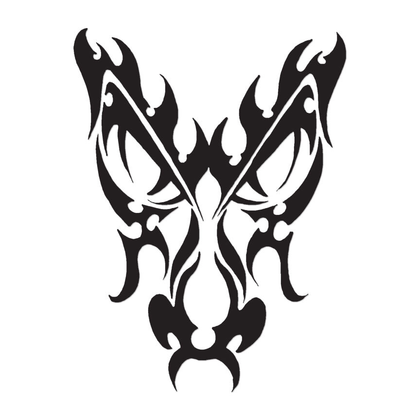 Dragon Head Tribal - Vinyl Decal Sticker - Multiple Color & Sizes - ebn221 gallery
