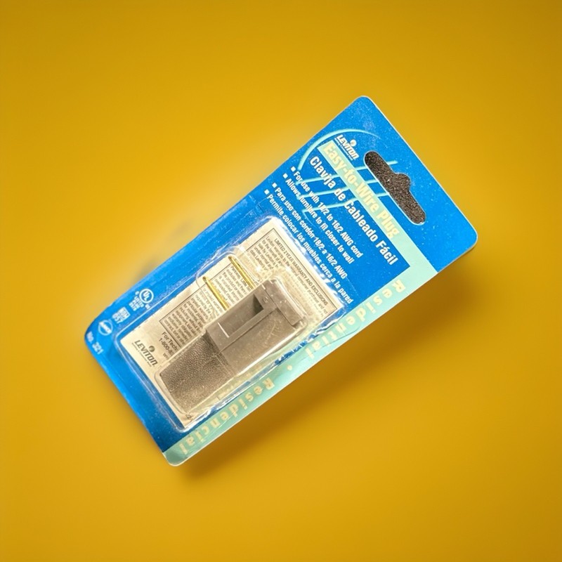 🔥Leviton 321 Brown 2-Wire Right-Angle Plug (NEMA 1-15P) 15A 125V ~ 10 Units🔥 gallery