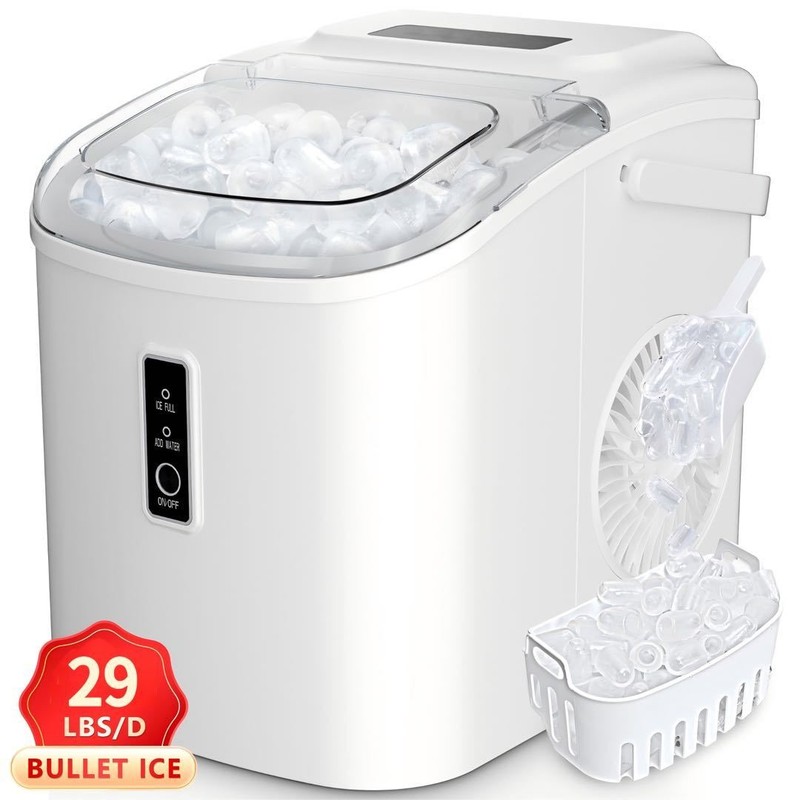 Portable countertop ice maker can make 28 pounds of ice in 24 hours ice machine gallery