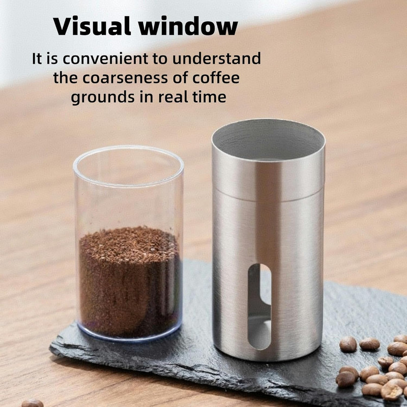 Manual Coffee Grinder, Multi Adjustable Settings, Portable Hand Coffee Grinder w gallery