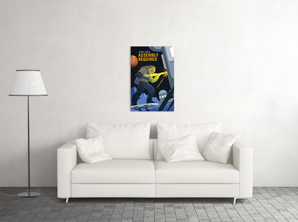 Assembly Required Space Exploration Outer Space Travel Wall Art - POSTER 20"x30" gallery