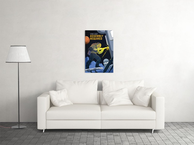 Assembly Required Space Exploration Outer Space Travel Wall Art - POSTER 20"x30" gallery