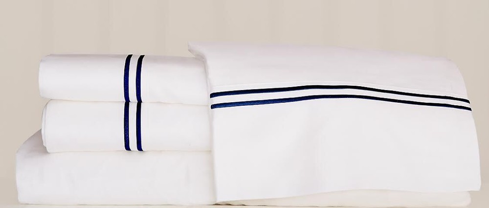 Hamptons 300 Thread Count 100% Egyptian Cotton 4 pcs Queen Size bed sheet set