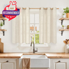Ultimate Kitchen Window Curtains – 40×42″ W x 40″ Length, Pack of 2