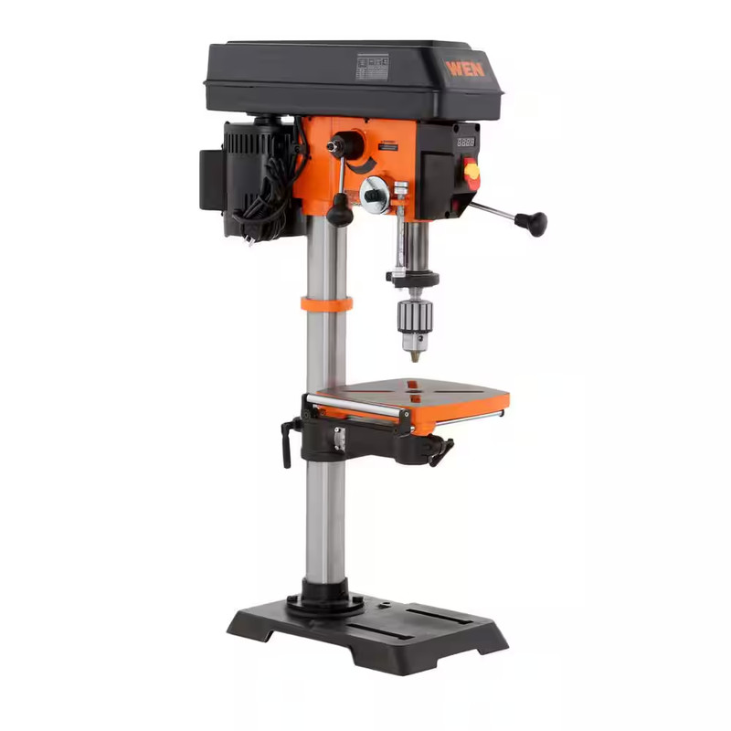 5-Amp 12 In. Variable Speed Cast Iron Benchtop Drill Press with Laser, Work Ligh gallery