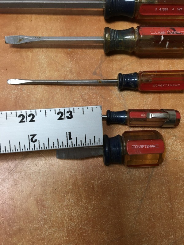 Craftsman Screwdriver Set Slotted Flat Head 1/8 - 5/16 Philips #0 to 3 Lot of 11 gallery