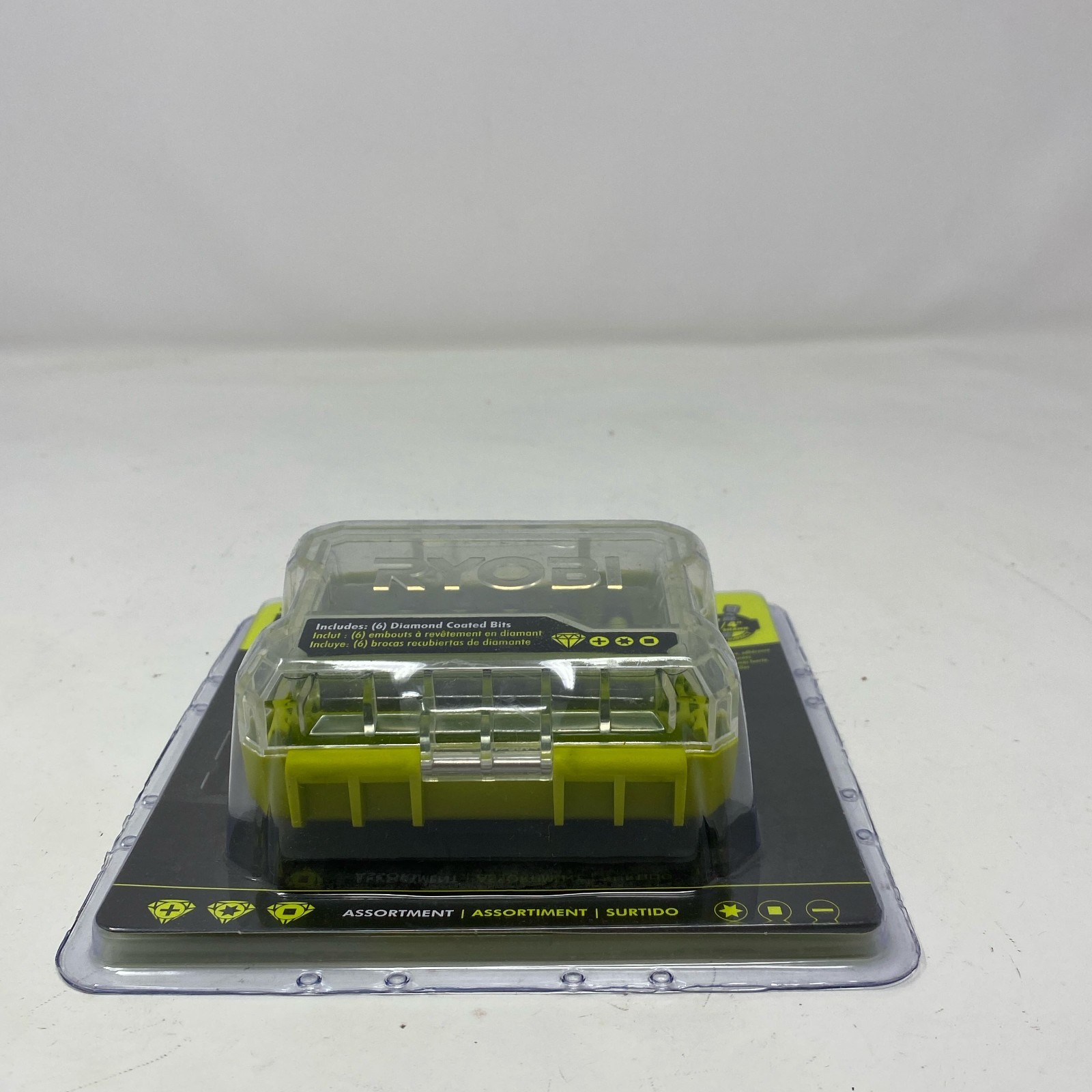 Ryobi 12-Pc 2" Diamond Grit Impact Driver Bit Set - Green gallery