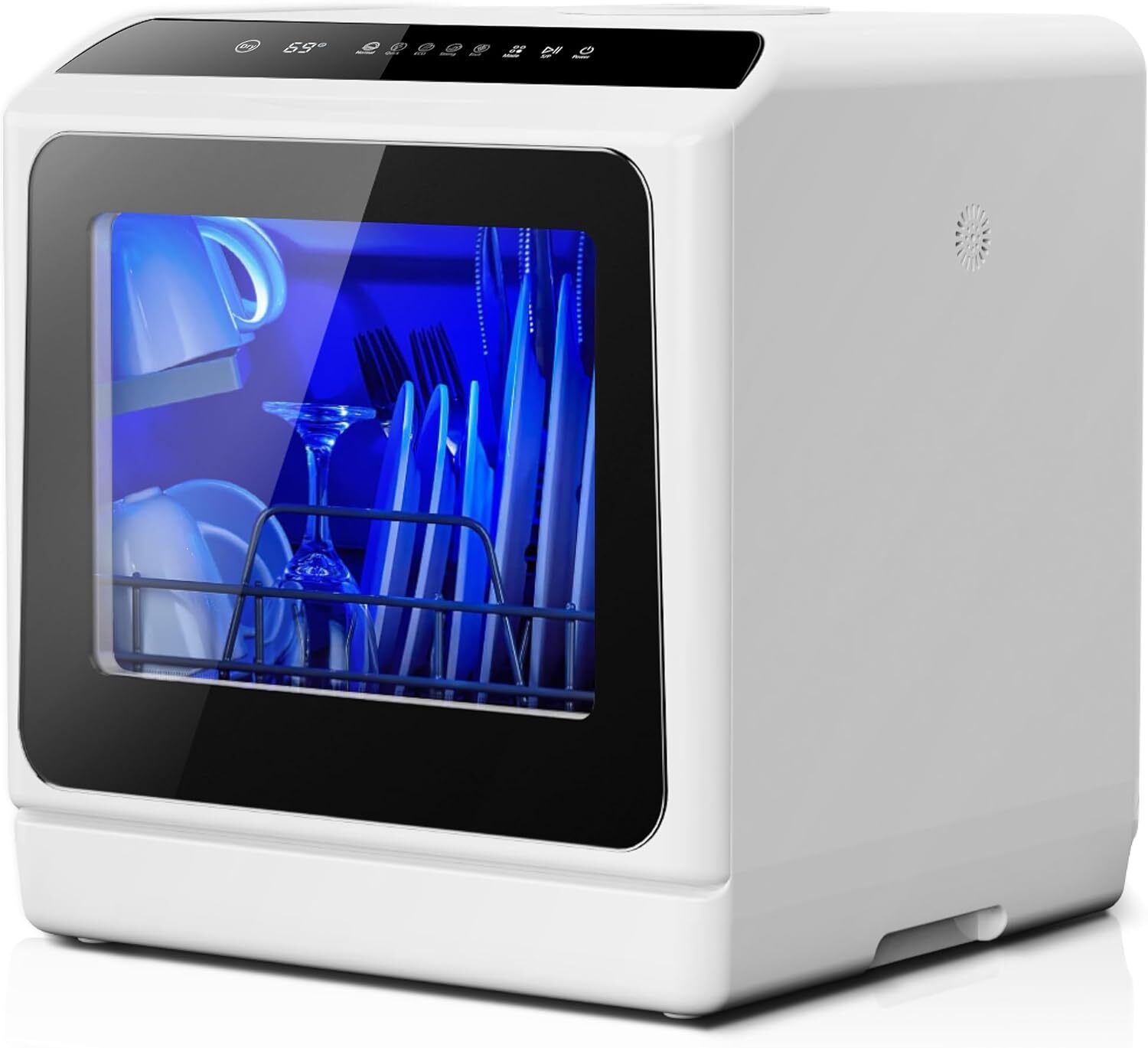 Countertop Dishwasher with 5L Built-in Water Tank Inlet Hose with 6 Program gallery