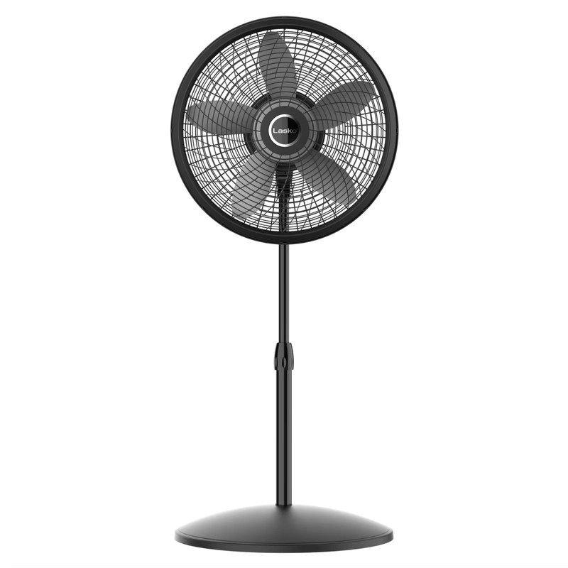 Lasko Cyclone 18" 3-Speed Oscillating Pedestal Fan Black, S18910 gallery
