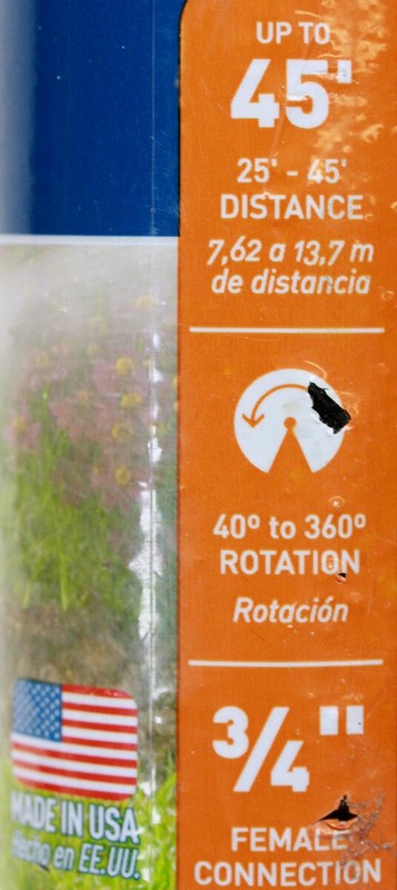 Orbit Voyager Screw Top Gear Driven Rotor Sprinkler 55460 Sprays Up To 45 Feet gallery