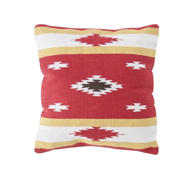 Throw Pillow Sofa Couch Accent Cushion Indian Hand Loomed TTC-340E Azumaya NEW gallery