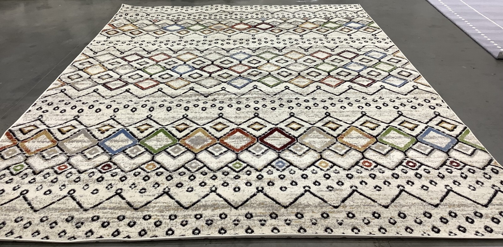 IVORY / MULTI 9'-0" x 12'-0" Flaw in Rug, Reduced Price 1172680175 AMS108K-9 gallery