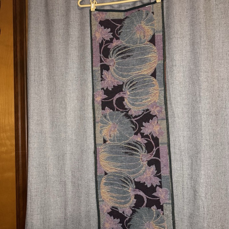 Vintage Fall Pumpkin Table Runner 12x70 Harvest Pumpkin Vine Autumn Decor gallery