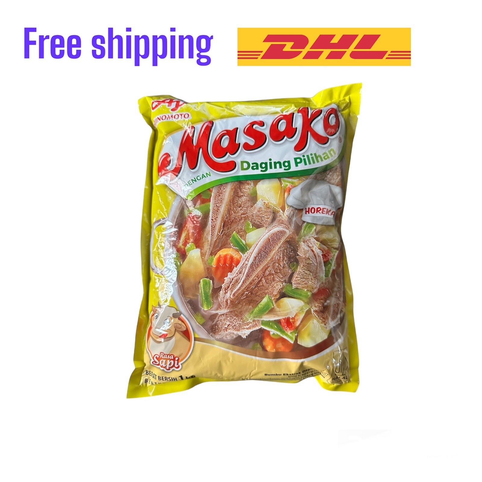 1kg [MASAKO] Penyedap Rasa BEEF Cooking Flavor Enhancer Seasoning Powder MSG gallery