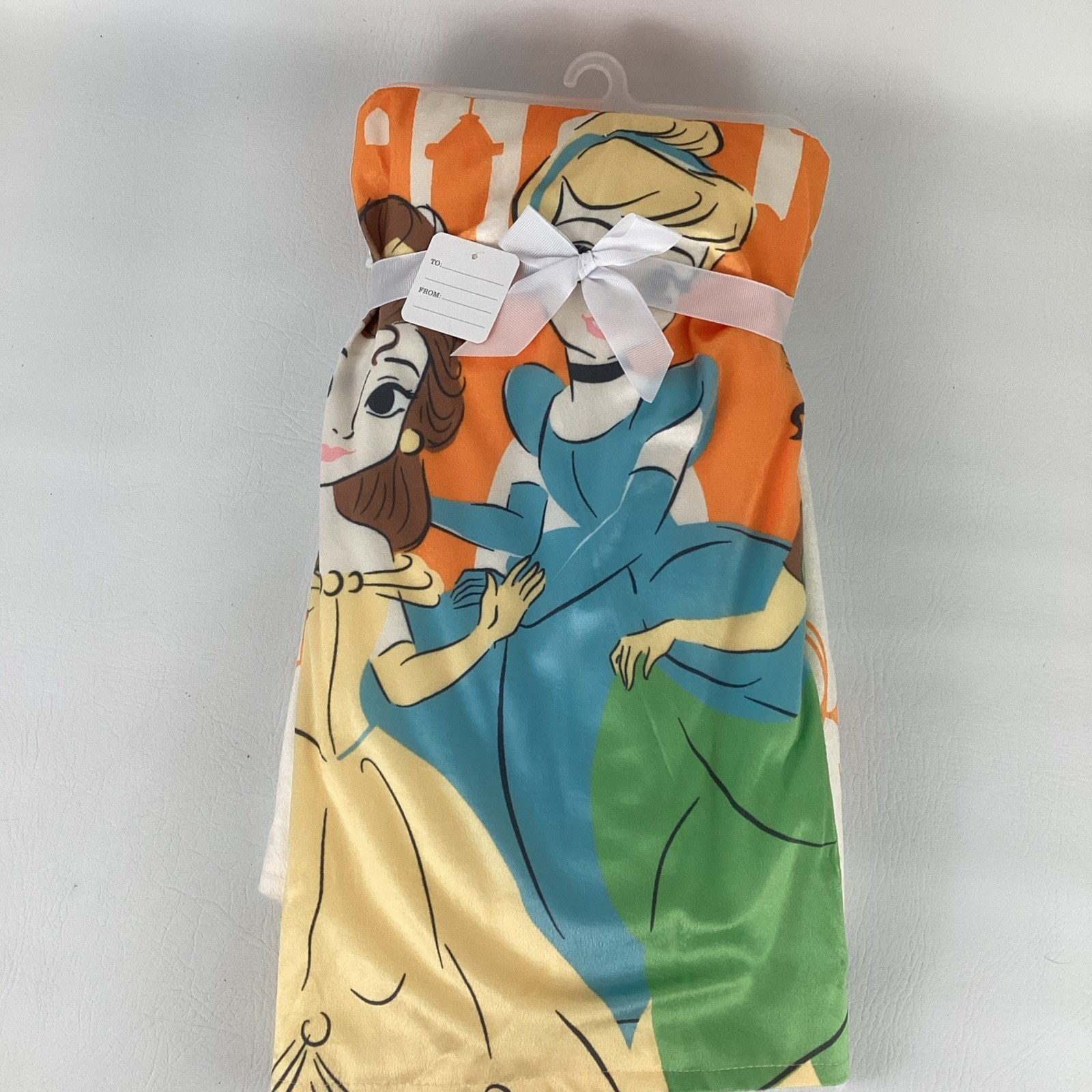 Disney Baby Princess Halloween Throw Blanket Cinderella Belle Pumpkin New gallery