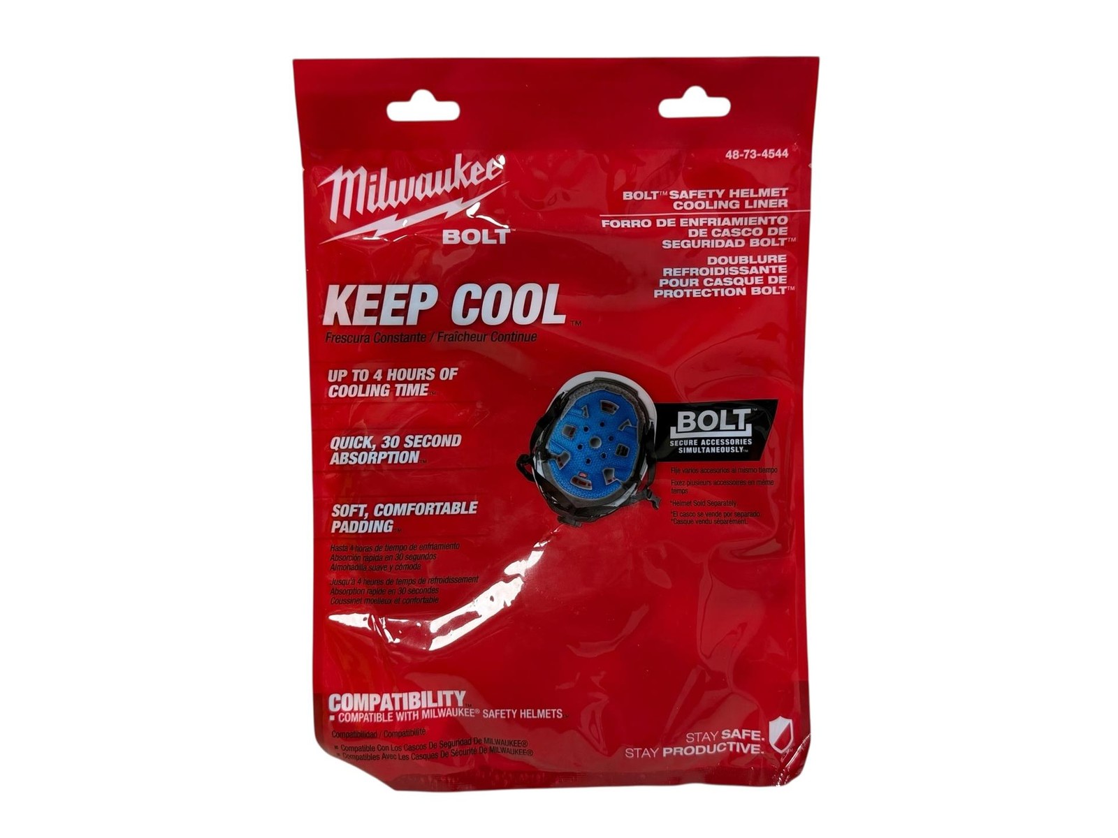 Milwaukee BOLT Safety Helmet Cooling Liner 48-73-4544 gallery