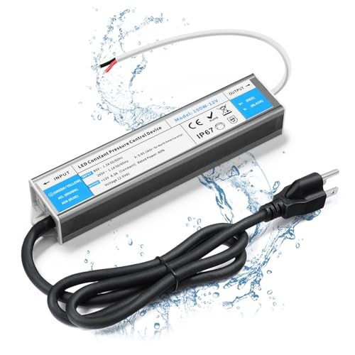 LED Driver 100 Watts Waterproof IP67 Power Supply 85V-265V AC to 12V DC 12V100W gallery