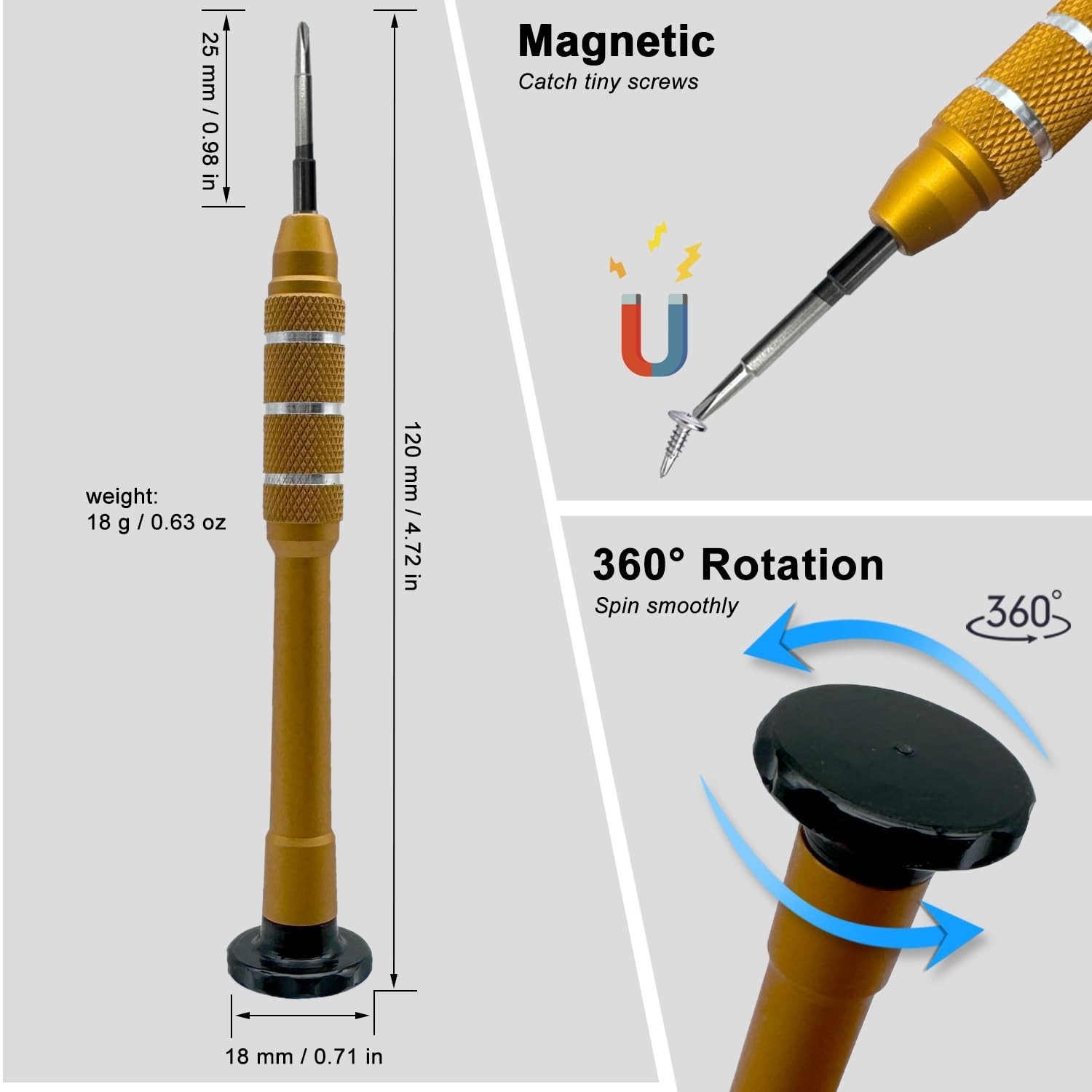 Tripoint Precision Screwdriver Y0 2mm for Game Console/Controller, Laptop & T... gallery